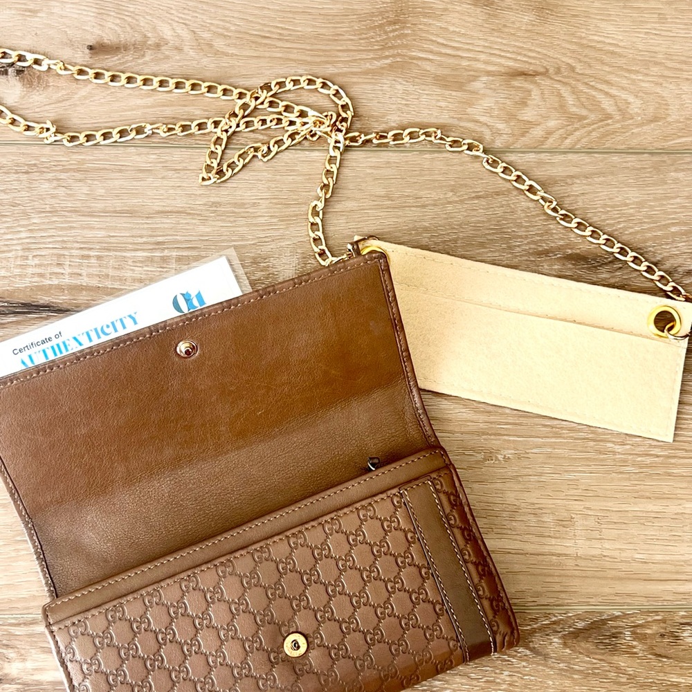 GUCCI Guccissima Continental Wallet WOC w/ COA - Picture 10 of 14